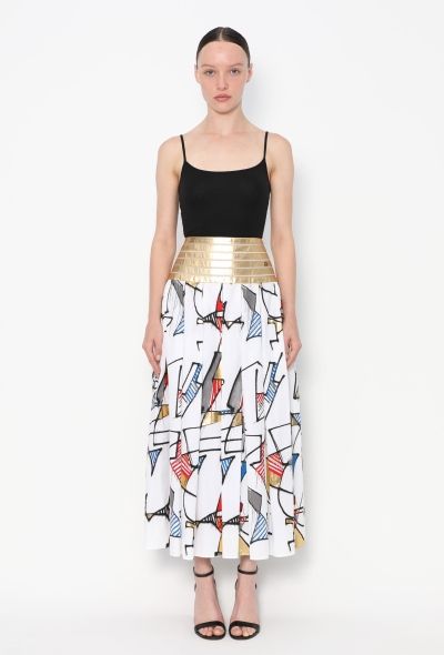 Chanel Pre-Fall 2019 Paris-New York Printed Skirt - 1