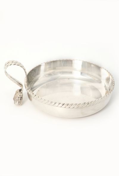 Vintage Objects & Decor '70s Silver Plated Tassel Bowl - 2