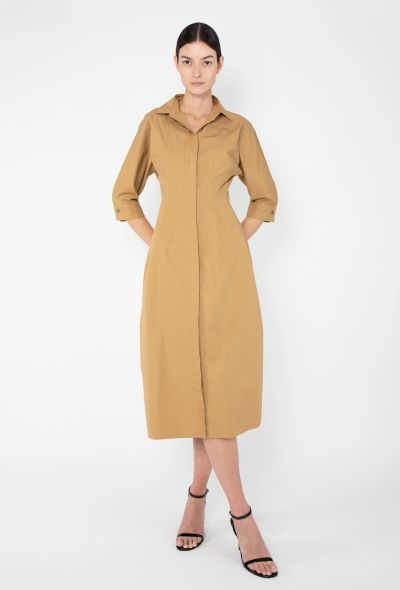 Jil Sander Flared Poplin Dress - 1