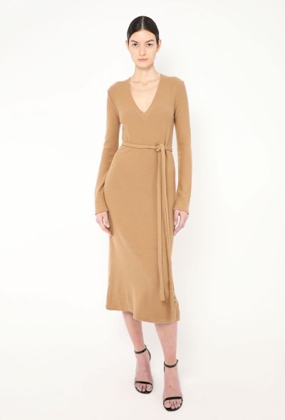 Chloé F/W 2015 Belted Cashmere Dress - 1