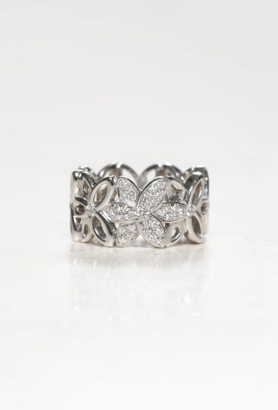 Mellerio 18k White Gold & Diamond Ring - 1