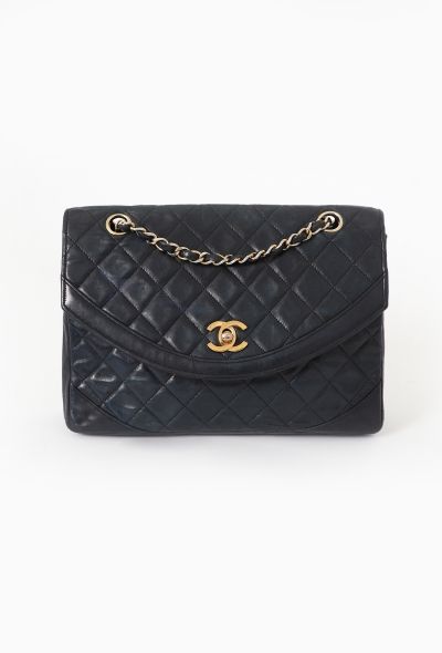 Chanel Navy Paris Double Flap Bag - 1