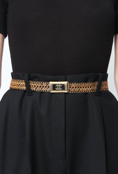 Chanel RARE '60s Chainlink 'CC' Belt - 1