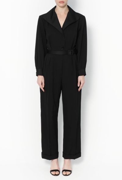 Saint Laurent 1993 Belted Smoking Jumpsuit - 2