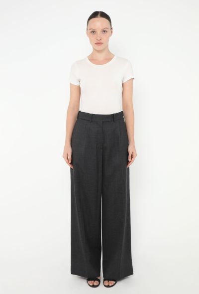 The Row 2023 Roan Wide-Leg Trousers - 1
