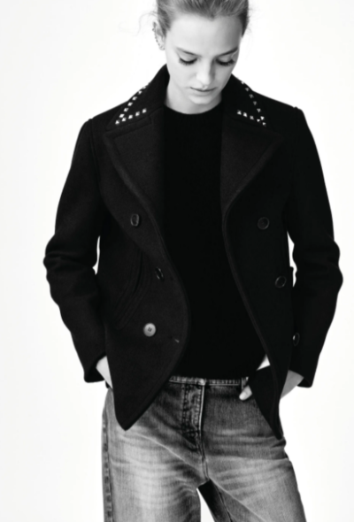 Valentino Pre-Fall 2016 Rockstud Peacoat - 2