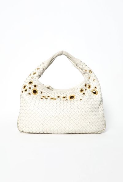 Bottega Veneta Intrecciato Grommet Hobo Bag - 1