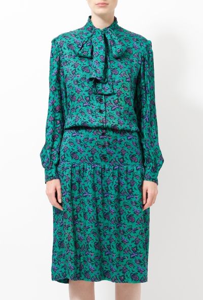 Lanvin 1975 Haute Couture Lavallière Dress - 2