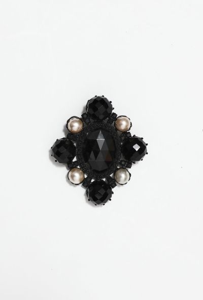 Exquisite Vintage Pearl  Baroque Brooch - 1