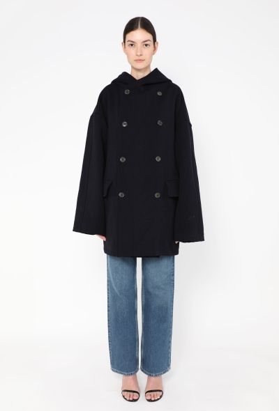 Romeo Gigli '90s Oversized Hooded Coat - 2