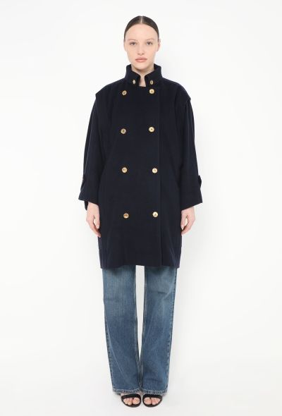 Céline Vintage Felted Military Jacket - 1