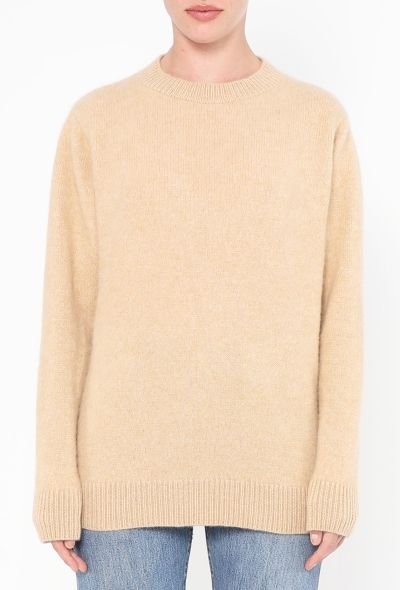 The Elder Statesman Cashmere Sweater Beige - 1