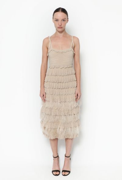 Dior F/W 2011 Ostrich Feather Trim Dress - 1