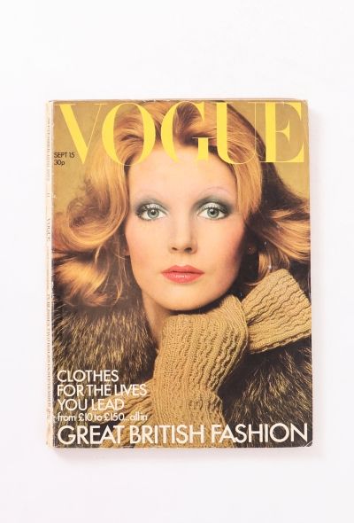 VOGUE UK 1972 David Bailey Issue Trio - 2