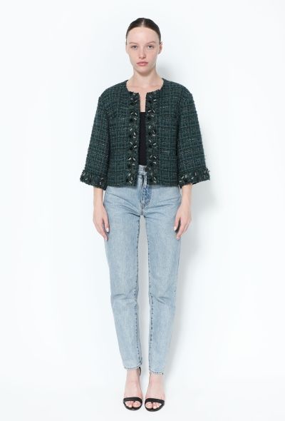 Chanel Lamé Tweed Jacket - 1