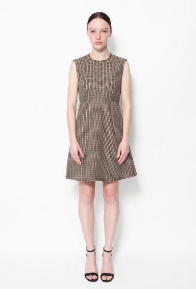 Louis Vuitton F/W 2014 Houndstooth Shift Dress - 1