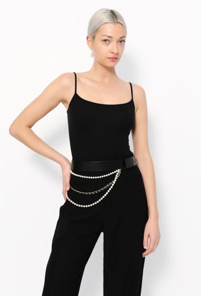 Chanel 2002 Fantasy Pearl Chainlink Belt - 1