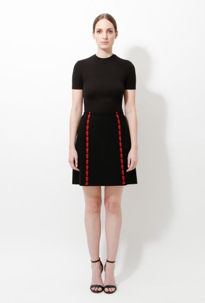 Alaïa Embroidered Box Pleated Skirt - 1