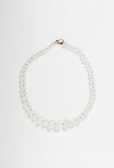 Scalloped Quartz Necklace - 1