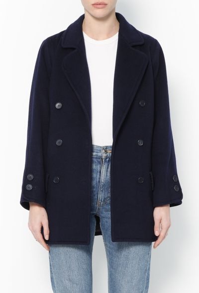 Saint Laurent Late '60s Classic Wool Peacoat - 1