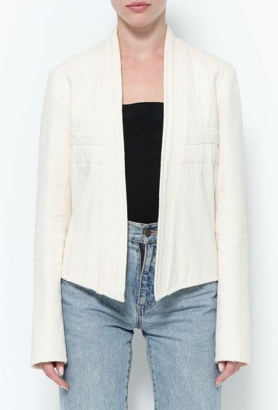 Céline 2011 Linen Kimono Jacket - 1