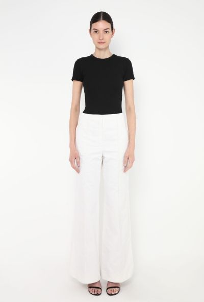 Céline Resort 2017 Sueded Bootcut Trousers - 1