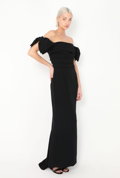 Dolce & Gabbana Off-Shoulder Draped Gown - 1