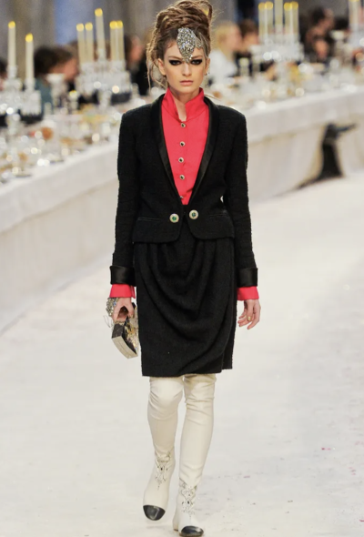 Chanel Pre-Fall 2012 Paris-Bombay Tweed Smoking Jacket - 2