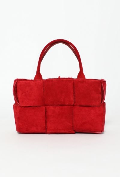 Bottega Veneta 2022 Shearling Arco Tote Bag - 1
