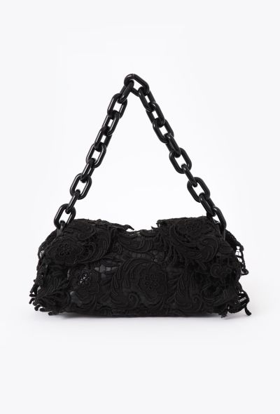 Prada F/W 2008 Guipure Lace Shoulder Bag - 1
