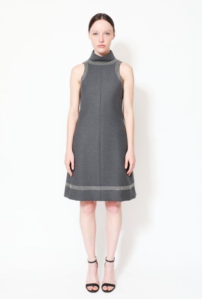 Geoffrey Beene '60s Embellished Trim Shift Dress - 1