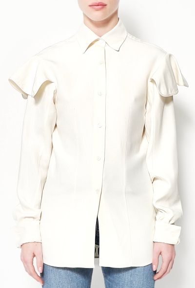 Loewe Fall 2019 Frill Sleeve Shirt - 1