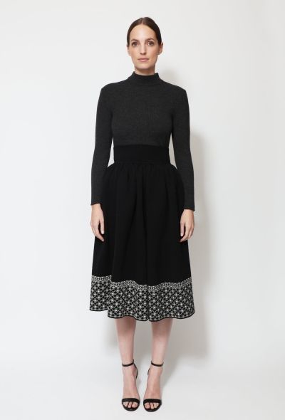 Saint Laurent 90s Rive Gauche Knit Skirt - 1