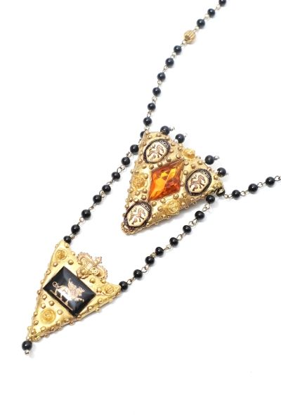 World Treasures Vintage Minadeo Handmade Signed Necklace - 2