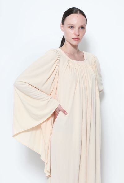 70s Angel-Sleeve Jersey Dress - 2