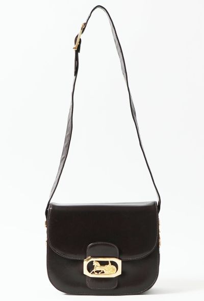 Céline '70s Brown Calèche Bag - 1
