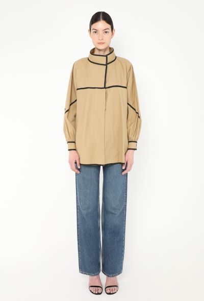 Fendi '70s Grosgrain Trim Overshirt - 1