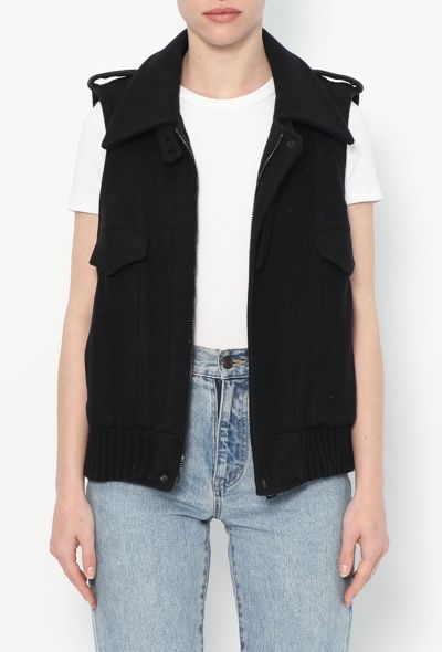 Balenciaga F/W 2002 Padded Bomber Vest - 1