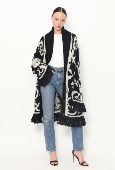 Dior Resort 2018 Fringed Shawl Cardigan - 1