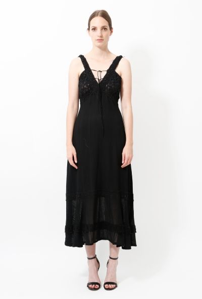 Chloé Vintage Crochet Slip Dress - 1