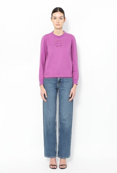 Chanel 2019 Embroidered Clover Sweatshirt - 2