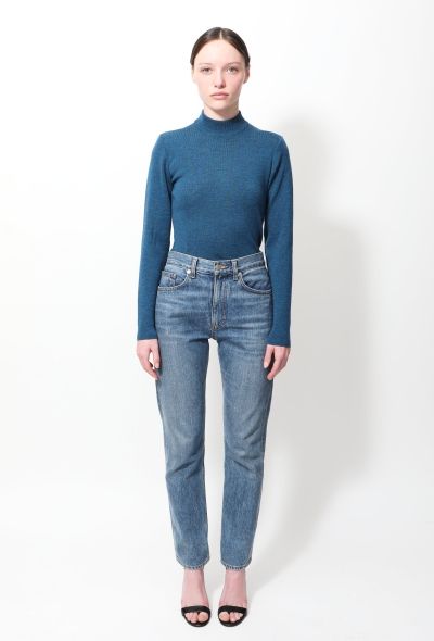 Saint Laurent 90s High Neck Knit Sweater - 2