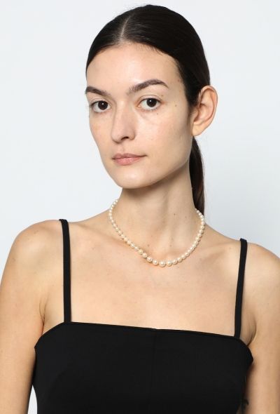 Boucheron Platinum, Cultured Pearl & Diamond Necklace - 1