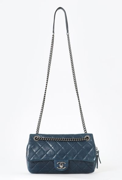 Chanel Blue Portobello Flap Bag - 2