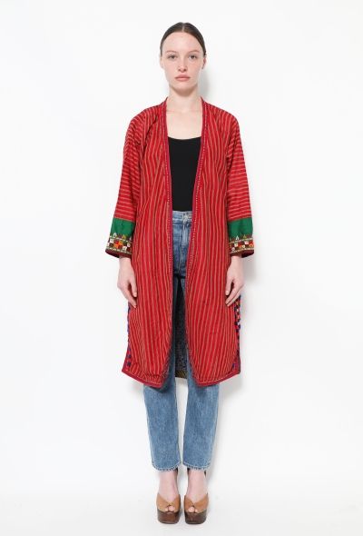 World Treasures Authentic Embroidered Patchwork Kaftan - 1