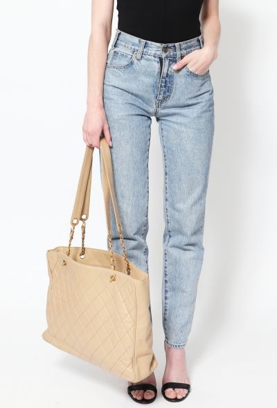 Chanel Beige Grand Shopping Tote Bag - 2