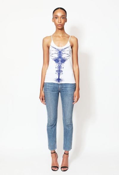 Balenciaga 2006 Graphic Cotton Halter Tank - 2
