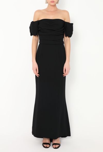 Dolce & Gabbana Off-Shoulder Draped Gown - 2