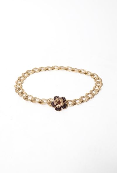 Chanel Rare 2001 Gripoix Floral & Chainlink Belt - 1