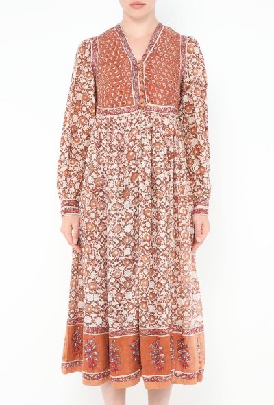 World Treasures Authentic Indian Block Print Dress - 2